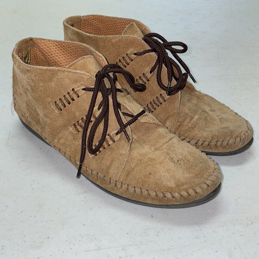 Leather Craft Premier Collection Cheyenne Moccasin Ankle Bootie